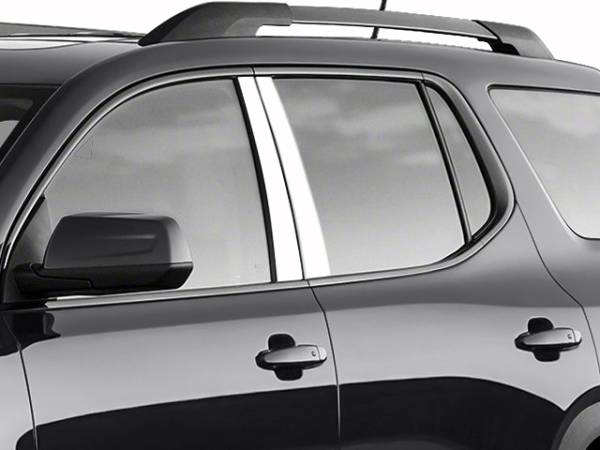 QAA - GMC Acadia 2017-2020, 4-door, SUV (4 piece Stainless Steel Pillar Post Trim ) PP57425 QAA