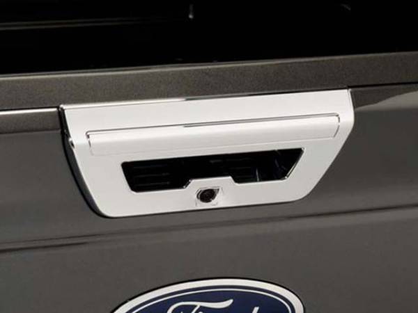 QAA - Ford F-150 2015-2017, 2-door, 4-door, Pickup Truck (2 piece Chrome Plated ABS plastic Tailgate Handle Cover Includes camera access, will NOT work with LED light ) DH55312 QAA