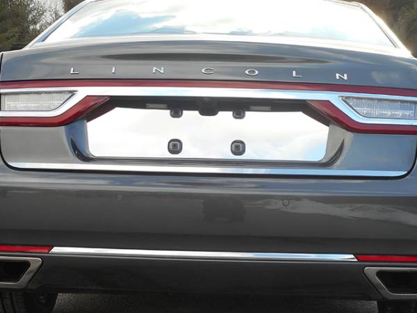 QAA - Lincoln Continental 2017-2020, 4-door, Sedan (1 piece Stainless Steel License Plate Bezel ) LP57680 QAA