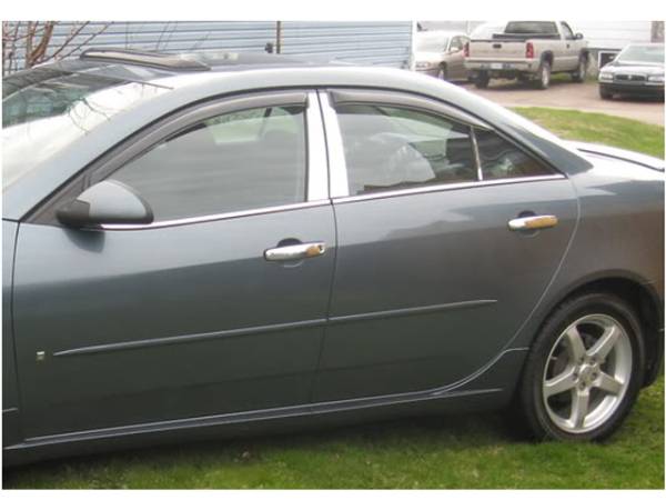 QAA - Pontiac G6 2005-2009, 4-door, Sedan (4 piece Stainless Steel Pillar Post Trim ) PP45270 QAA