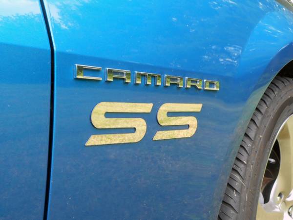 QAA - Chevrolet Camaro 2010-2015, 2-door, Coupe, Convertible (4 piece Stainless Steel "SS" Emblem 2" tall ) SGR50101 QAA