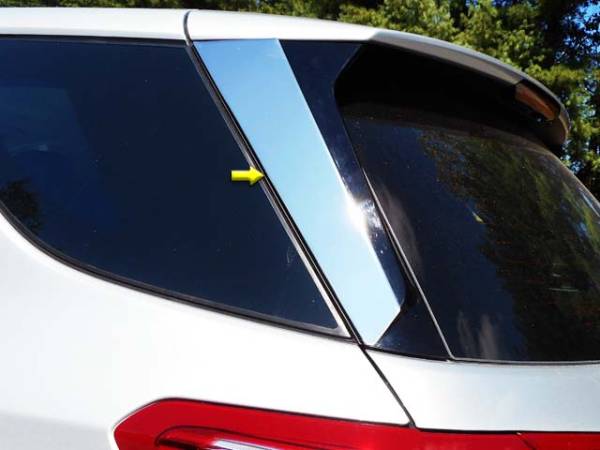 QAA - Chevrolet Equinox 2018-2020, 4-door, SUV (2 piece Stainless Steel Rear Window Trim ) RW58160 QAA