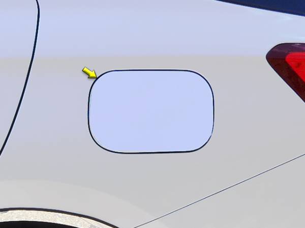 QAA - Chevrolet Equinox 2018-2020, 4-door, SUV (1 piece Stainless Steel Gas Door Cover Trim Warning: This is NOT a replacement cap. You MUST have existing gas door to install this piece ) GC58160 QAA