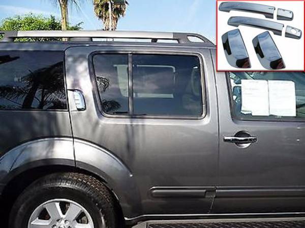 QAA - Nissan Armada 2004-2016, 4-door, SUV (6 piece Chrome Plated ABS plastic Door Handle Cover Kit ) DH24528 QAA