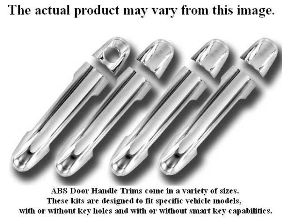 QAA - Hyundai Sonata 2011-2014, 4-door, Sedan (8 piece Chrome Plated ABS plastic Door Handle Cover Kit Convertible kit without passenger side key access ) DH11361 QAA