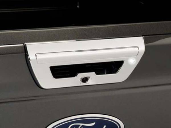 QAA - Ford F-150 2015-2017, 2-door, 4-door, Pickup Truck (2 piece Chrome Plated ABS plastic Tailgate Handle Cover Includes camera & LED Light access ) DH55313 QAA