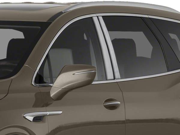 QAA - Buick Enclave 2018-2020, 4-door, SUV (4 piece Stainless Steel Pillar Post Trim ) PP58530 QAA
