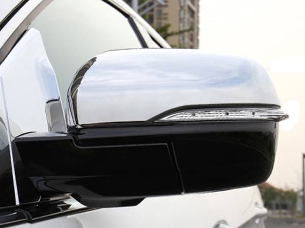 QAA - Ford Edge 2015-2017, 4-door, SUV (2 piece Chrome Plated ABS plastic Mirror Cover Set Includes turn signal cut out ) MC55361 QAA