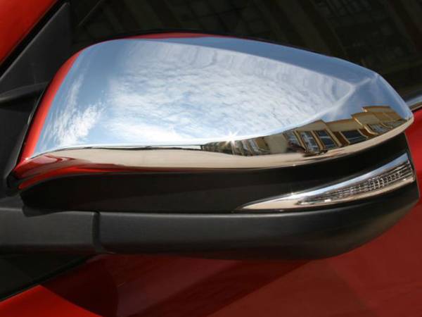 QAA - Toyota 4Runner 2010-2020, 4-door, SUV (2 piece Chrome Plated ABS plastic Mirror Cover Set Includes Cut Out for turn signal ) MC13181 QAA