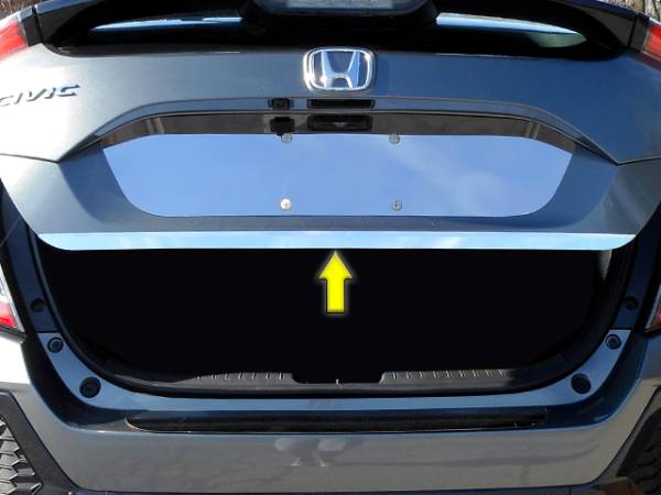QAA - Honda Civic 2016-2020, 4-door, Hatchback (1 piece Stainless Steel Rear Deck Trim, Trunk Lid Accent ) RD16214 QAA