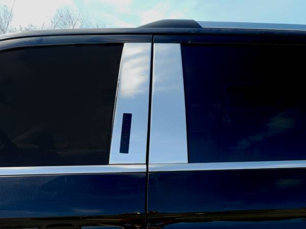 QAA - Ford Expedition 2018-2020, 4-door, SUV (4 piece Stainless Steel Pillar Post Trim Includes keyless entry touch pad access ) PP58383 QAA