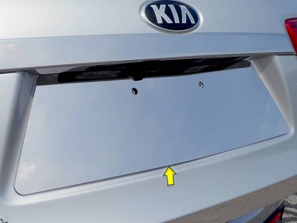 QAA - Kia Sorento 2016-2020, 4-door, SUV (1 piece Stainless Steel License Plate Bezel ) LP16820 QAA
