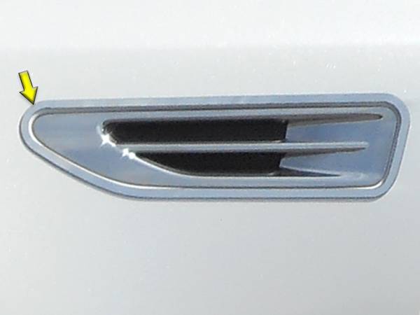 QAA - Kia Optima 2016-2020, 4-door, Sedan (2 piece Stainless Steel Porthole Accent Trim Surround Ring Only, No center strip ) PB16805 QAA