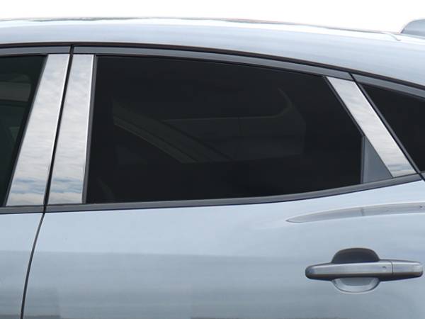 QAA - Jaguar E-Pace 2018-2020, 4-door, SUV (6 piece Stainless Steel Pillar Post Trim ) PP18091 QAA