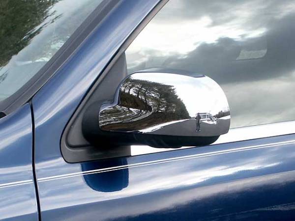 QAA - GMC Envoy 2002-2008, 4-door, SUV (2 piece Chrome Plated ABS plastic Mirror Cover Set ) MC42293 QAA