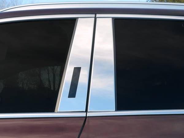 QAA - Lincoln Nautilus 2019-2020, 4-door, SUV (4 piece Stainless Steel Pillar Post Trim ) PP56660 QAA