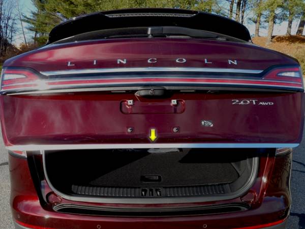 QAA - Lincoln Nautilus 2019-2020, 4-door, SUV (1 piece Stainless Steel Rear Deck Trim, Trunk Lid Accent 0.625" Width X 46.3" length ) RD56660 QAA