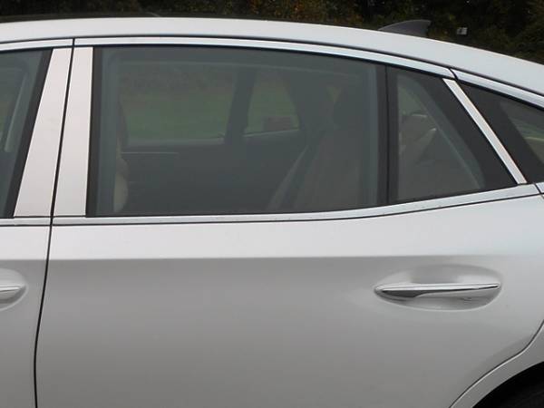 QAA - Lexus LS500 2018-2020, 4-door, Sedan (6 piece Stainless Steel Pillar Post Trim ) PP18101 QAA