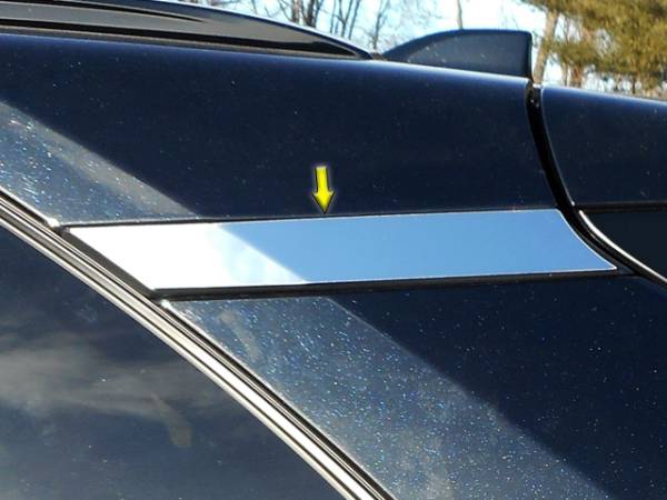 QAA - Toyota Rav4 2019-2020, 4-door, SUV (2 piece Stainless Steel Rear Window Trim Small Horiztonal Piece Before RW ) RHE19180 QAA