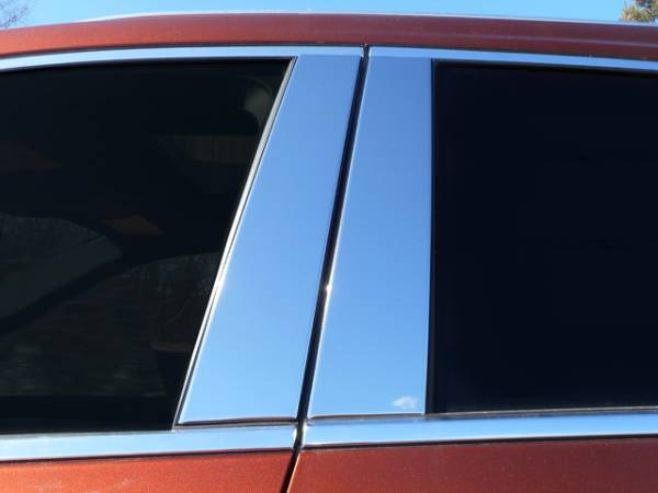 QAA - Cadillac XT4 2019-2020, 4-door, SUV (4 piece Stainless Steel Pillar Post Trim ) PP59210 QAA