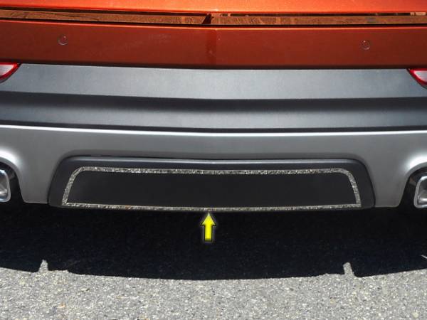 QAA - Cadillac XT4 2019-2020, 4-door, SUV (1 piece Stainless Steel Rear Bumper Trim Accent Installs onto lower bumper panel ) BI59210 QAA