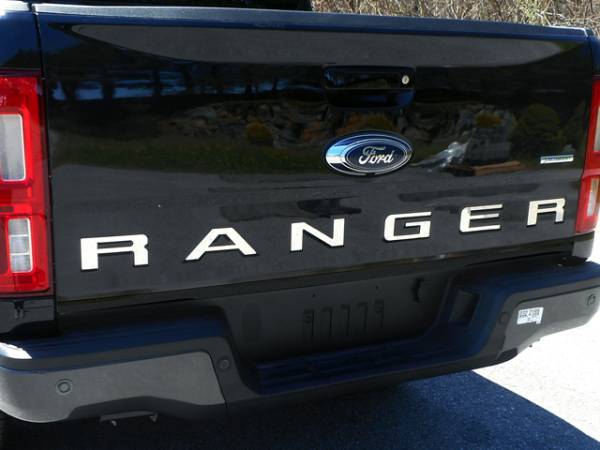 QAA - Ford Ranger 2019-2020, 4-door, Pickup Truck (6 piece Stainless Steel "RANGER" Tailgate Letter Insert Trim Rear ) SGR59345 QAA