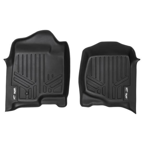 Maxliner USA - MAXLINER Floor Mats 1st Row Liner Set Black for 2007-2013 Silverado/Sierra - 2007-14 Tahoe-Suburban-Yukon-Yukon XL-Escalade