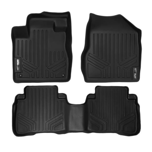 Maxliner USA - MAXLINER Custom Fit Floor Mats 2 Row Liner Set Black for 2009-2014 Nissan Murano - All Models