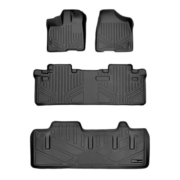 Maxliner USA - MAXLINER Floor Mats and Cargo Liner Behind 3rd Row for 2011-2012 Sienna 8 Passenger Model with Power Folding 3rd Row Seats