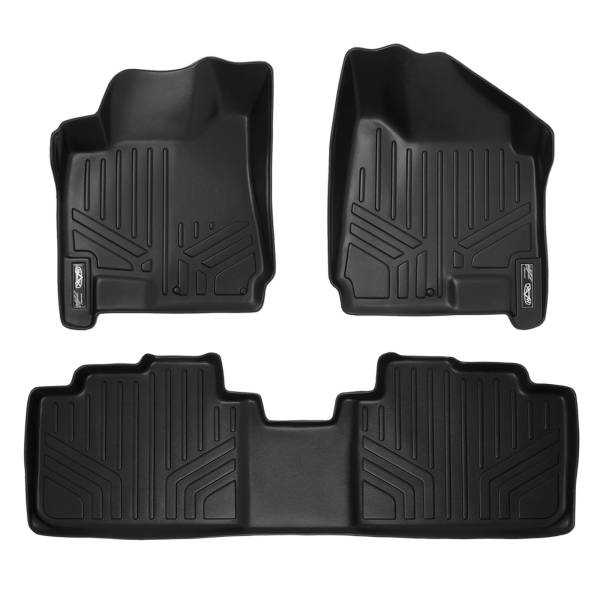 Maxliner USA - MAXLINER Custom Fit Floor Mats 2 Row Liner Set Black for 2010-2016 Cadillac SRX - All Models