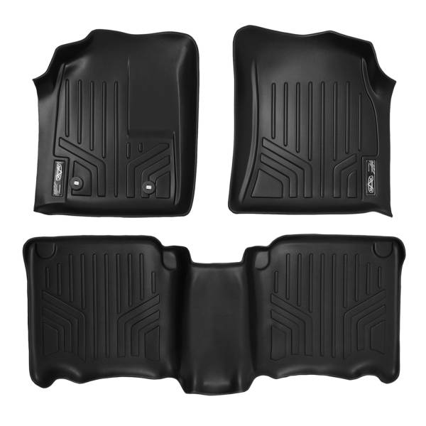 Maxliner USA - MAXLINER Custom Fit Floor Mats 2 Row Liner Set Black for 2012-2015 Toyota Fortuner