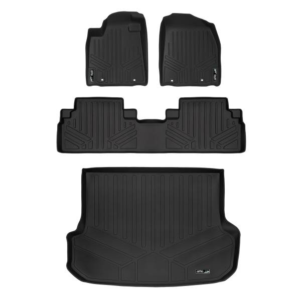 Maxliner USA - MAXLINER Custom Fit Floor Mats 2 Rows and Cargo Liner Set Black for 2013-2015 Lexus RX350/RX450h