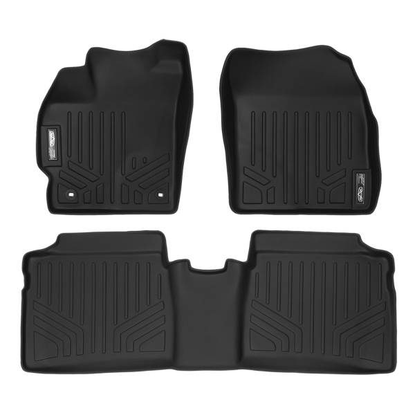 Maxliner USA - MAXLINER Custom Fit Floor Mats 2 Row Liner Set Black for 2012-2015 Toyota Prius (No Prius V or C Models)