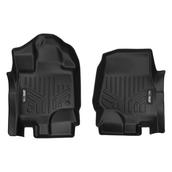 Maxliner USA - MAXLINER Custom Fit Floor Mats 1st Row Liner Set Black for 2015-2019 Ford F-150 SuperCab or SuperCrew Cab