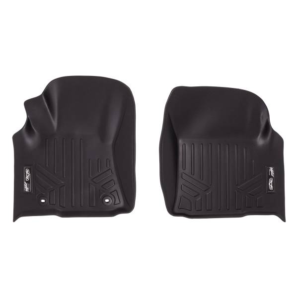 Maxliner USA - MAXLINER Custom Fit Floor Mats 1st Row Liner Set Black for 2015-2018 Hilux REVO