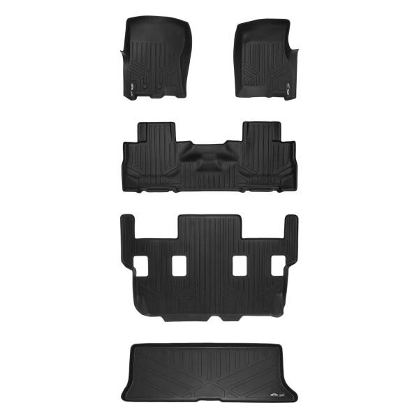 Maxliner USA - MAXLINER Floor Mats and Cargo Liner Behind 3rd Row Set for 11-17 Expedition/Navigator with 2nd Row Bucket Seats No Console