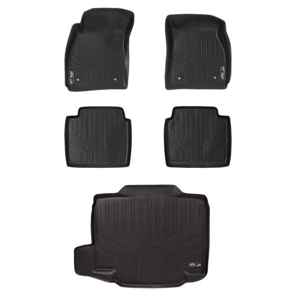 Maxliner USA - MAXLINER Custom Fit Floor Mats and Cargo Liner Set Black for 2010-2016 Buick LaCrosse (No eAssist Battery)