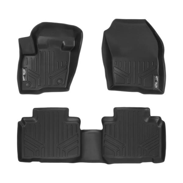 Maxliner USA - MAXLINER Custom Fit Floor Mats 2 Row Liner Set Black for 2015-2019 Ford Edge