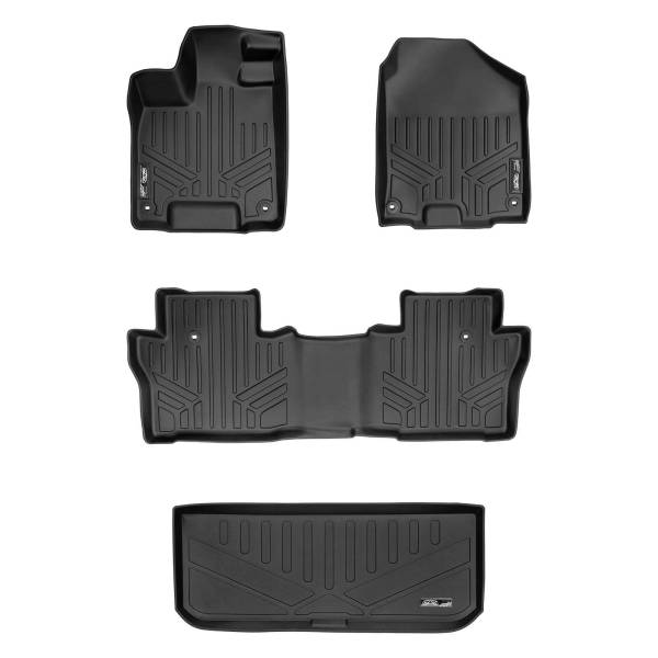 Maxliner USA - MAXLINER Floor Mats and Cargo Liner Behind 3rd Row Set for 2016-19 Pilot (Factory Cargo Lid must be in the Lower Position)