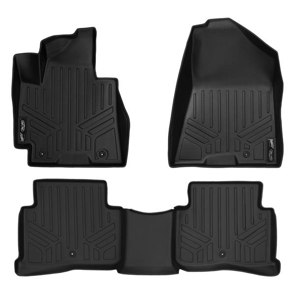 Maxliner USA - MAXLINER Custom Fit Floor Mats 2 Row Liner Set Black for 2016-2018 Hyundai Tucson