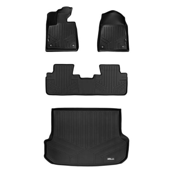 Maxliner USA - MAXLINER Custom Fit Floor Mats 2 Rows and Cargo Liner Set Black for 2016-2019 Lexus RX (No RXL Models)