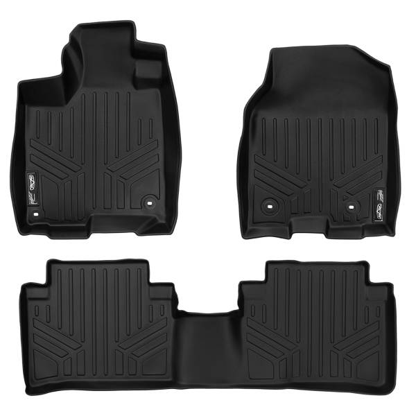 Maxliner USA - MAXLINER Floor Mats 2 Row Liner Set Black for 2013-2018 Acura RDX with 4-Way Front Passenger Seat (No Technology Package)