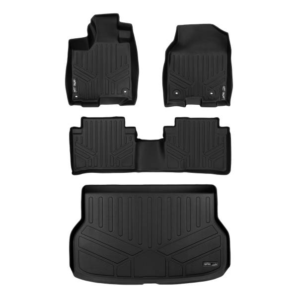 Maxliner USA - MAXLINER Floor Mats - Cargo Liner Set Black for 2013-2018 Acura RDX with 4-Way Front Passenger Seat (No Technology Package)