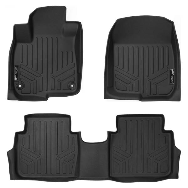 Maxliner USA - MAXLINER Custom Fit Floor Mats 2 Row Liner Set Black for 2017-2019 Honda CR-V