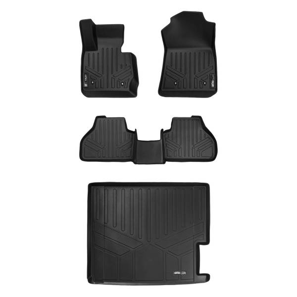 Maxliner USA - MAXLINER Custom Fit Floor Mats 2 Rows and Cargo Liner Set Black for 2011-2017 BMW X3