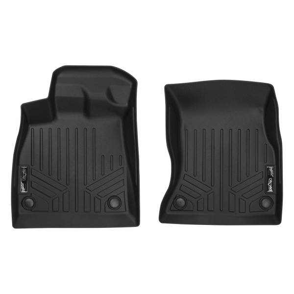 Maxliner USA - MAXLINER Custom Fit Floor Mats 1st Row Liner Set Black for 2018-2019 Audi Q5 / SQ5