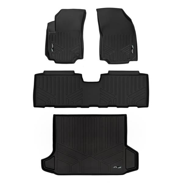 Maxliner USA - MAXLINER Custom Fit Floor Mats 2 Rows and Cargo Liner Black for 2018-2019 GMC Terrain - All Models