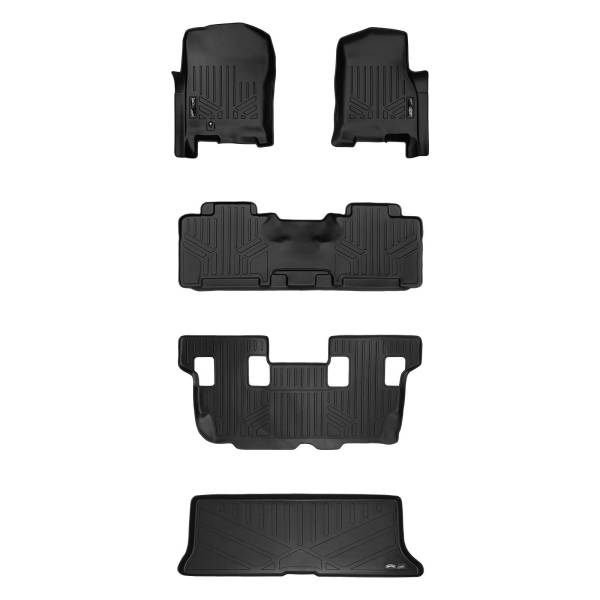 Maxliner USA - MAXLINER Floor Mats and Cargo Liner Behind 3rd Row Set for 2007-10 Expedition/Navigator with 2nd Row Bench Seat or Console