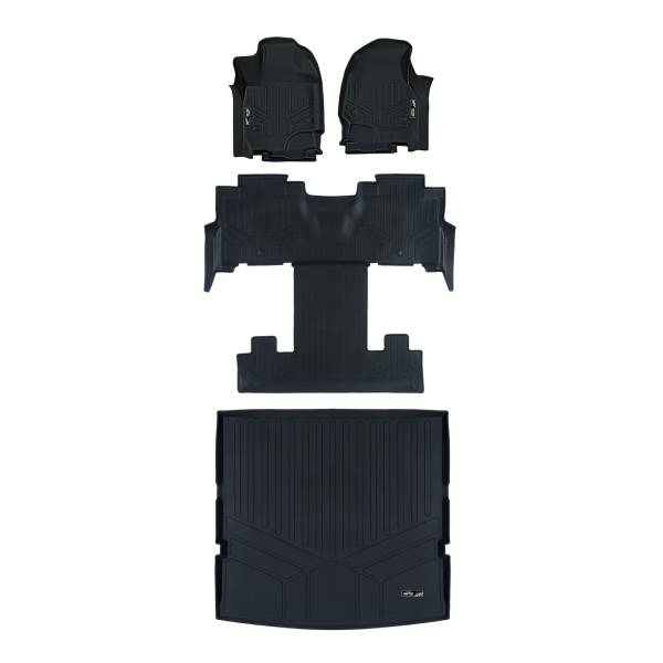 Maxliner USA - MAXLINER Floor Mats Cargo Liner Behind 2nd Row Set Black for 18-19 Expedition/Navigator 2nd Row Bucket Seats (no Max or L)