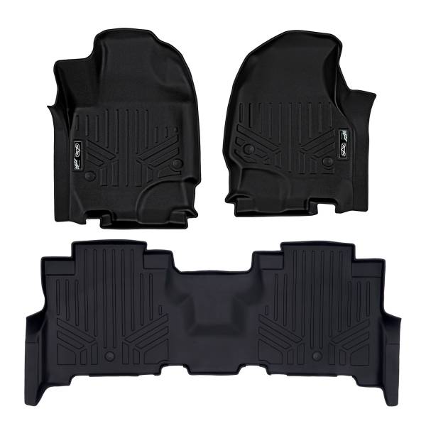 Maxliner USA - MAXLINER Floor Mats 2 Row Liner Set Black for 2018-2019 Expedition / Navigator with 2nd Row Bench Seat (Incl. Max and L)